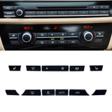 WODOFO GDR 11 Key Air Conditioning A/C Vent Button AC Heater Climate Control Key Caps Interior Repair Kit Replacement for BMW 5 6 7 M5 M6 F02 F06 F10 F12 61319313922