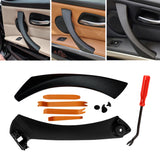 Inner Door Panel Handle and Interior Door Pull Outer Trim Cover Pull Strap Replacement for E90 E91 3 Series 323 325 328 330 335 2005-2012 Passenger Side