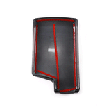 WODOFO GDR Armrest Cover for BMW E90 E92 ABS Interior Center Consoles for 325i 328i 335i Carbon Fiber Pattern