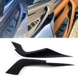 WODOFO GDR Snap-on Left & Right Interior Door Panel Pull Handle Covers Trim for BMW 5 Series G30/G31/F90 2017-2022