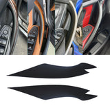 WODOFO GDR Interior (Snap-on) Black Door Panel Pull Handle Covers Driver Side & Passenger Side Grab Cover for BMW 3 Series 4 Series 320i 328i 330i 335i 428i 435i F30 F31 F32 F36