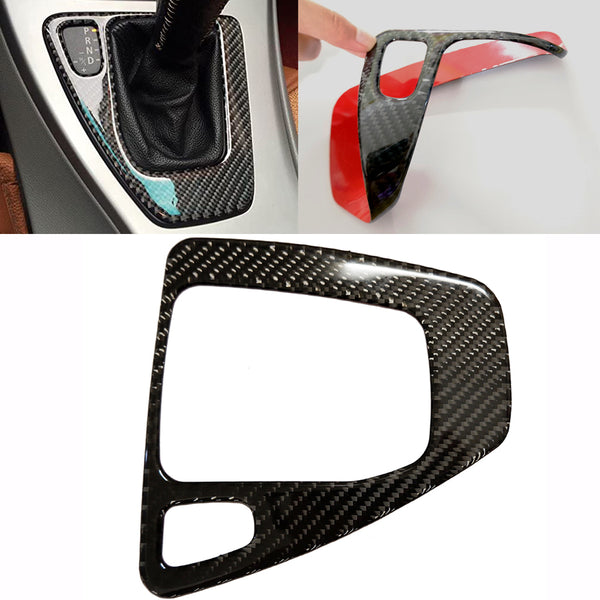 Carbon Fiber Interior Gearshift Cover Trim Carbon Fiber Sticker For BMW 3  Series E90 E92 E93 CD Panel Door Armrest Cover Accessory From Mate9, $21.4
