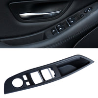 Black Driver Side Inner Door Window Switch Armrest Panel Front Left Interior Pull Handle Trim Panel Cover Replacement for BMW 5 Series 528i 535d 535i 550i Hybrid 5 M5 F10 51417225873
