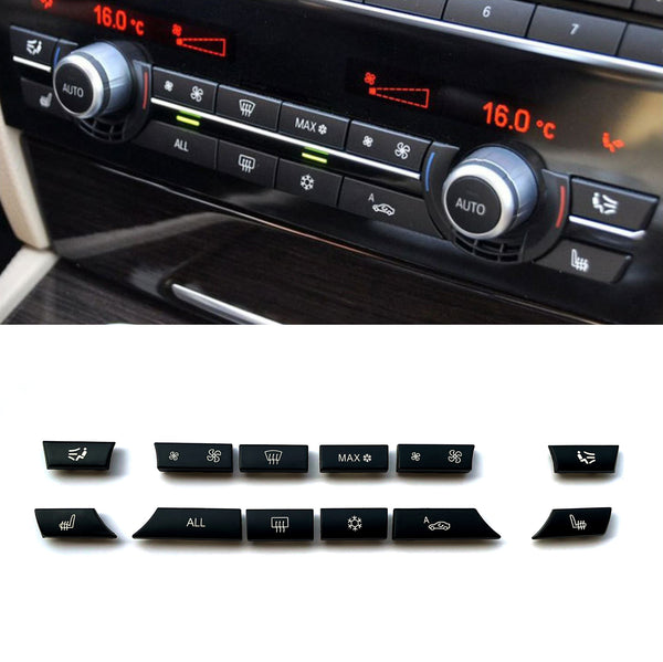 WODOFO GDR Front Air Grille AC Vent Interior Center Console Air Vent  Dashboard AC Ventilation Conditioning Outlet Compatible with BMW 5 Series  F10 F11
