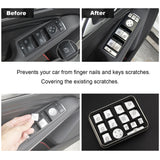 Inner Door Armrest Power Window Switch Button Trim Cover Sticker Replacement For Benz GLK ML GL A B C E G Class W204 W212 W246 W166 X166 X204 Tesla Modle S X