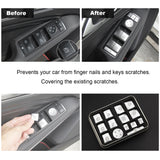 Inner Door Armrest Power Window Switch Button Trim Cover Sticker Replacement For Benz GLK ML GL A B C E G Class W204 W212 W246 W166 X166 X204 Tesla Modle S X